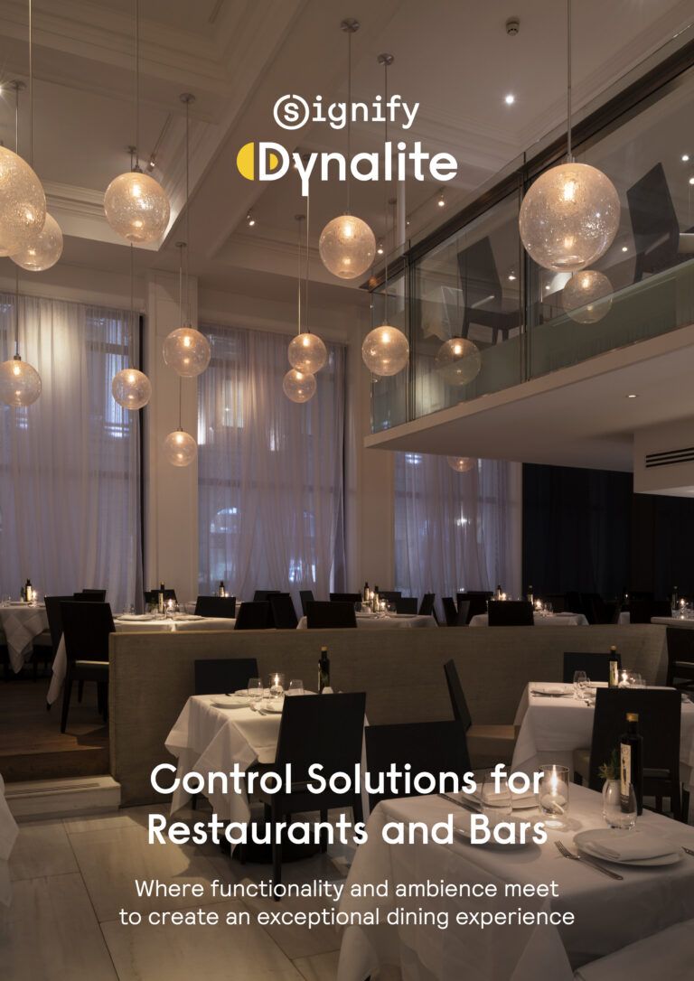 Elegant Lighting Control for Restaurants and Bars