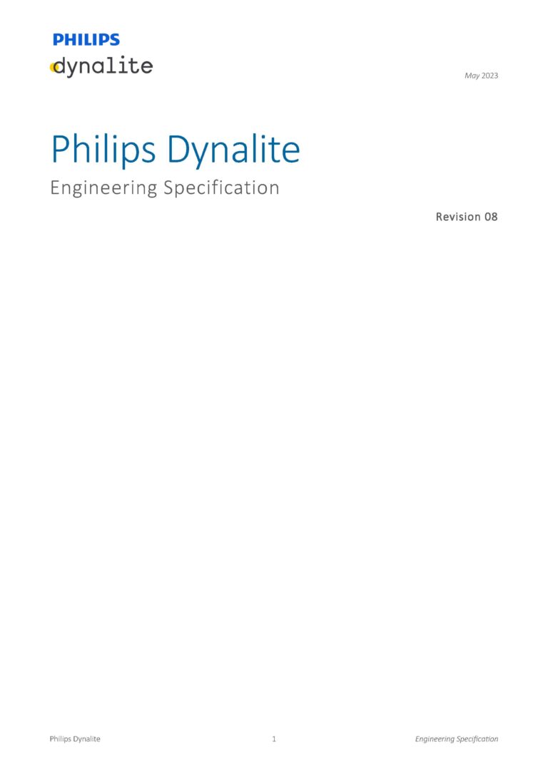 Dynalite Engineering Specification
